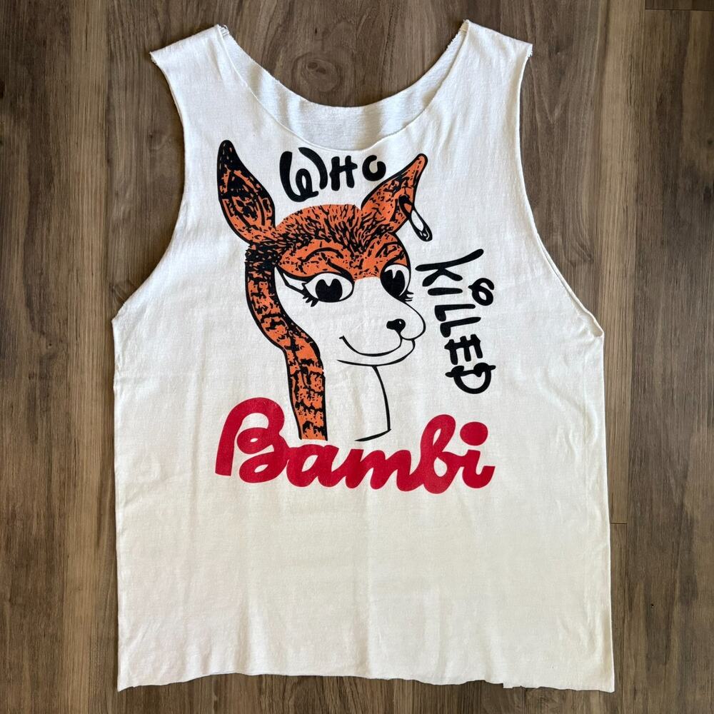 Vintage Seditionaries T-Shirt Bambi Vivienne Westwood Malcolm MacLaren *READ*